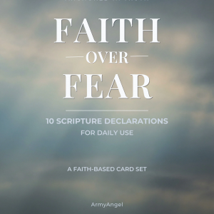 Faith Over Fear – Scripture Declaration Card Set